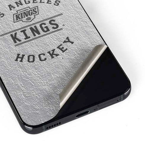 NHL Los Angeles Kings Black Text Galaxy S22 Skin